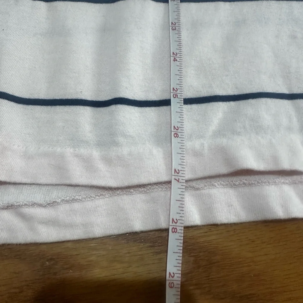 American Eagle Men’s Pink‎ Striped Short Sleeve Cotton Polo Preppy Large